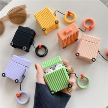 Load image into Gallery viewer, Fun Suitcase Apple Airpods Case