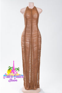 Senorita Brown Cover-up Dress