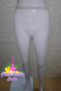 White- Diamant Coverup Pants