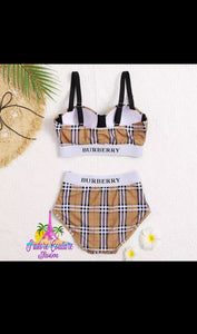 Vintage Burberry High Waste 2 piece set