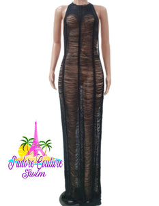 Senorita Black Cover-up Dress