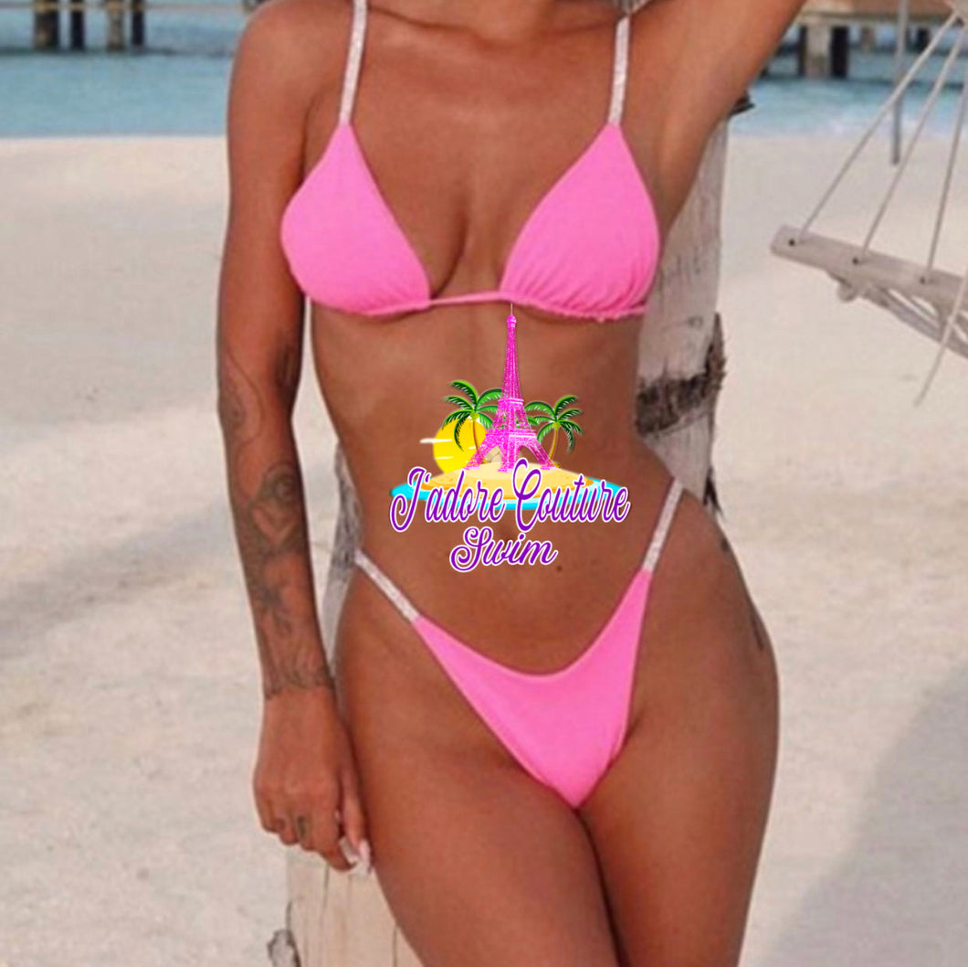 Bubblegum Pink Two Piece Set