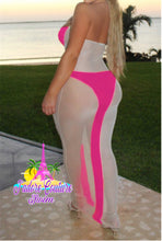 Load image into Gallery viewer, Roxanne Pink Cover-up Dress
